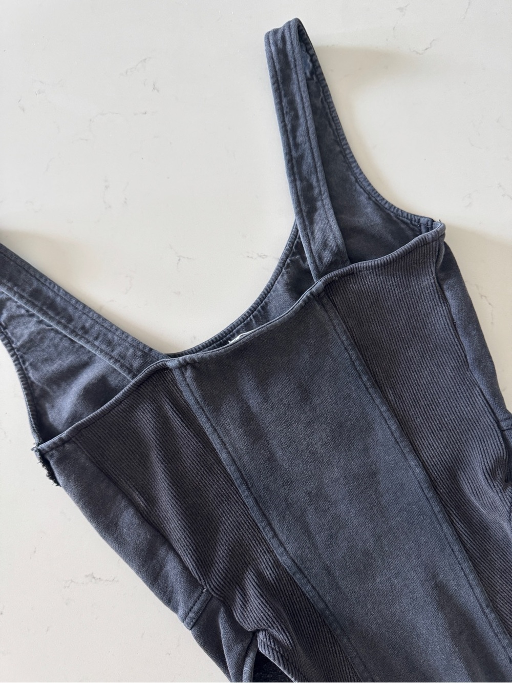 Acne Studios Grey Washed Corset Bodysuit Size XS - Picture 6 of 7